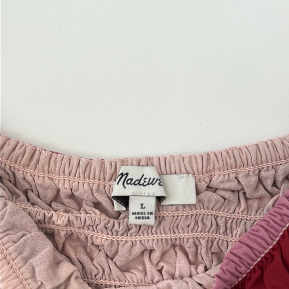 Madewell Red and Pink Maxi Dress L - Picture 2 of 4